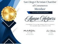 Christian Chamber Member Certificate